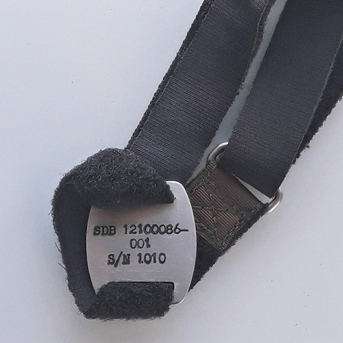 Replica Apollo 16 flown watchband and wrist mirror - P/N SEB12100030-202 and P/N SDB 12100086-001 -Kizzi Precision Flightgear