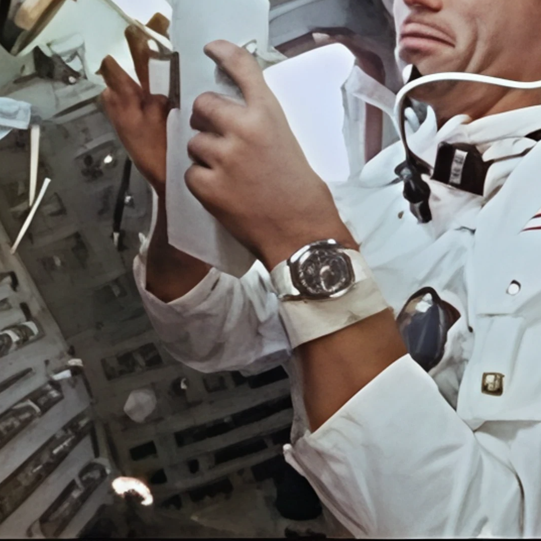 White NASA Velcro watchbands
