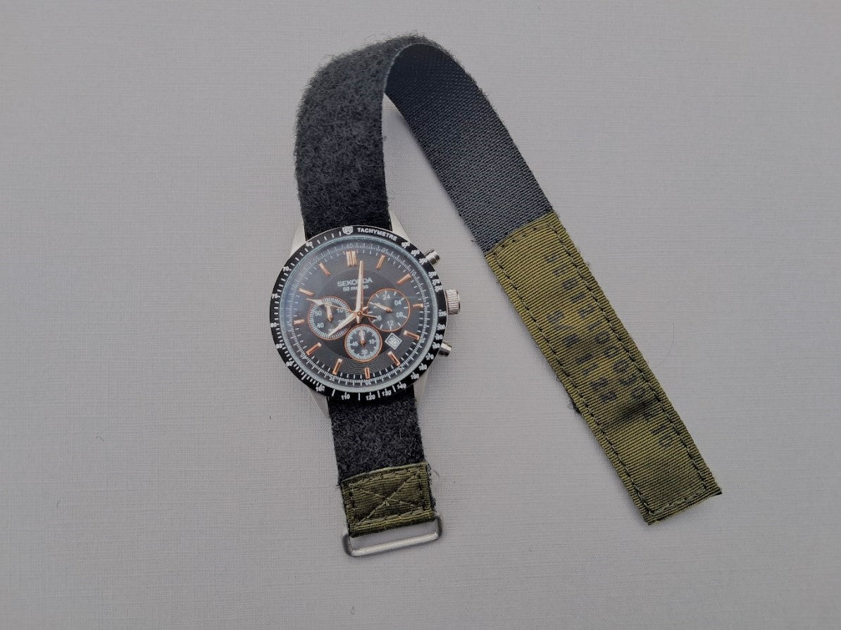 NASA watch strap 22mm OD-Green