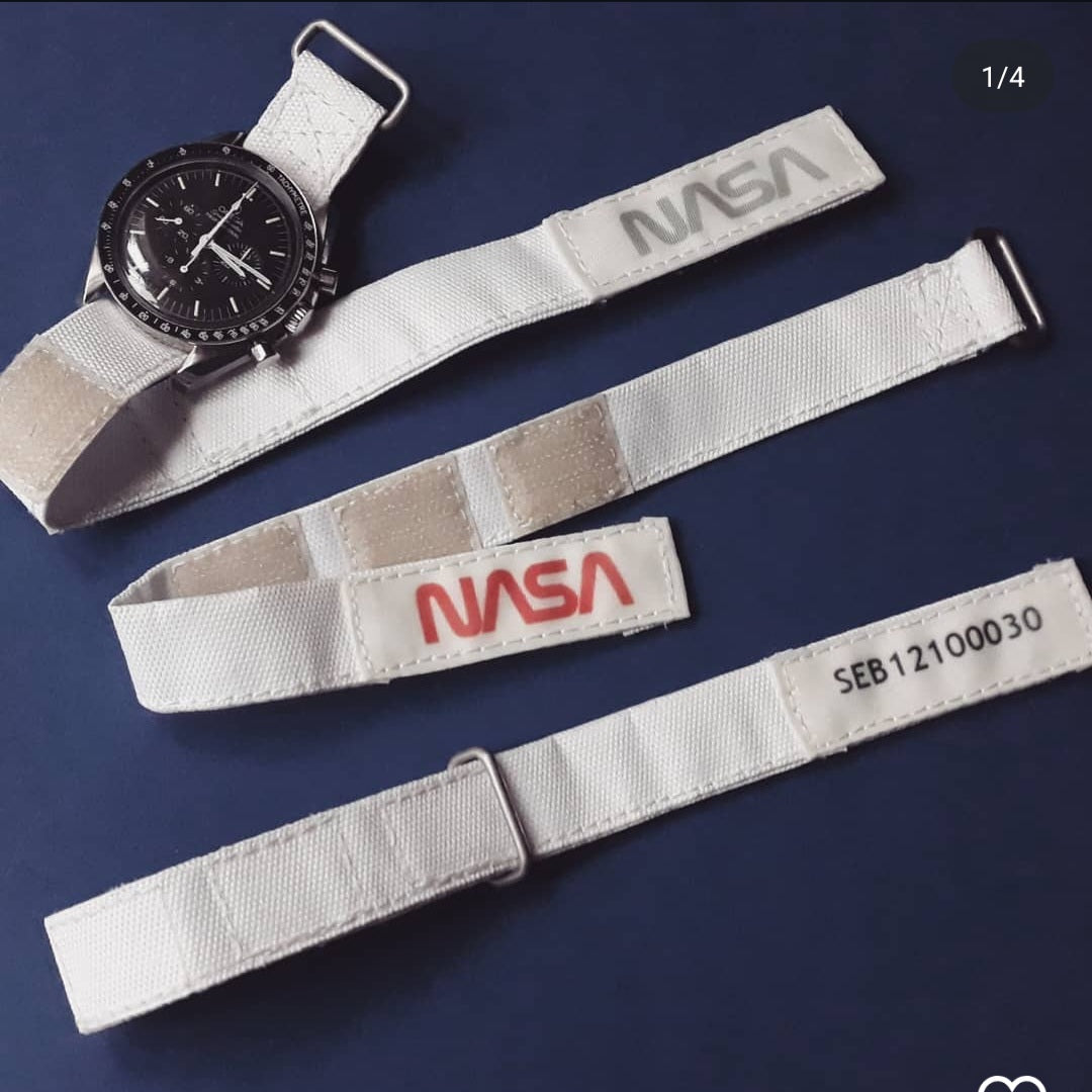 White NASA watchband (beta cloth style)