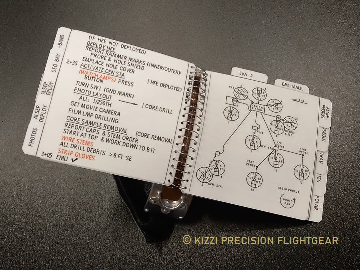 Apollo 13 EVA Cuff Checklist - Kizzi Precision Flightgear