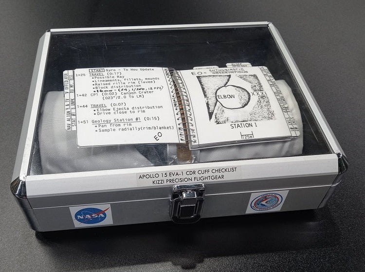 Apollo 15 EVA Cuff Checklist - Kizzi Precision Flightgear