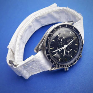 White NASA watch strap (beta cloth style) - Kizzi Precision Flightgear